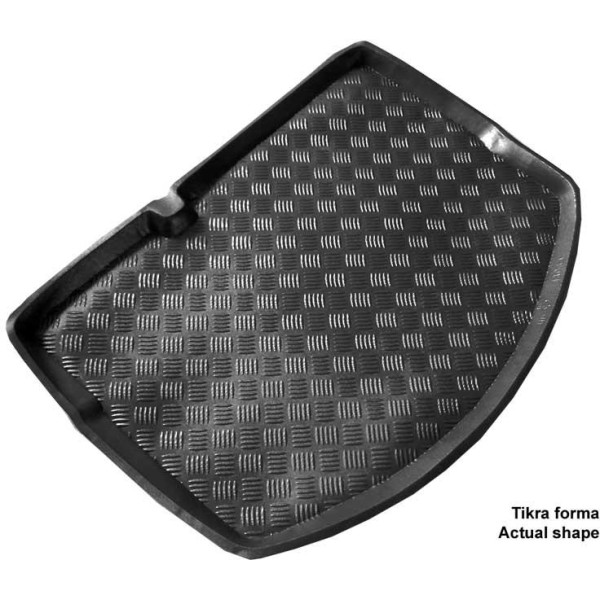 Plastmasas bagāžnieka paklājiņš Citroen C3 hečbeks plonas atsarginis ratas bagažinėje no 2010g.