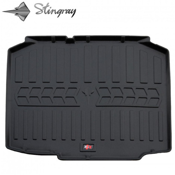 Gumijas 3D bagāžnieka paklājiņš SKODA Fabia II 5J 2007-2014g. (hatchback) / 6020141 / ar paaugstinātām malām