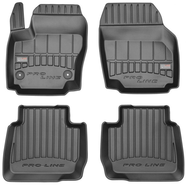 Gumijas paklājiņi Proline Ford Mondeo IV 2007-2014g. (distance between car mat clips 31cm)