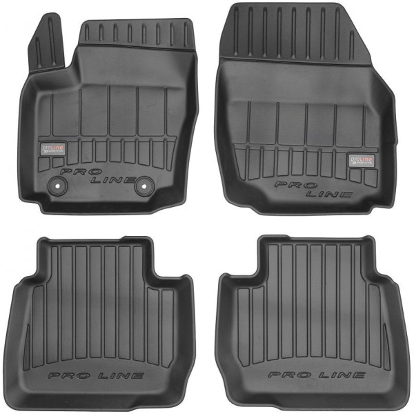 Gumijas paklājiņi Proline Ford Mondeo IV 2007-2014g. (distance between car mat clips 25.5cm)