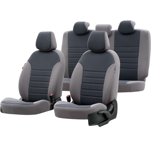 Original sēdekļu pārvalki (auduma) Peugeot Partner III (5 atsevišķi sēdekļi)