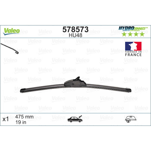 Tīrītājs Valeo HydroConnect HU48, 480 mm