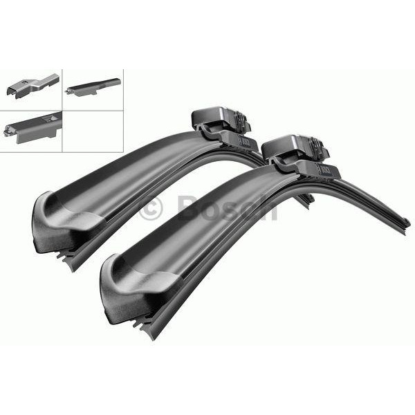 Tīrītāju komplekts Bosch Aerotwin Multi-Clip Spoiler AM466S, 650/380 mm