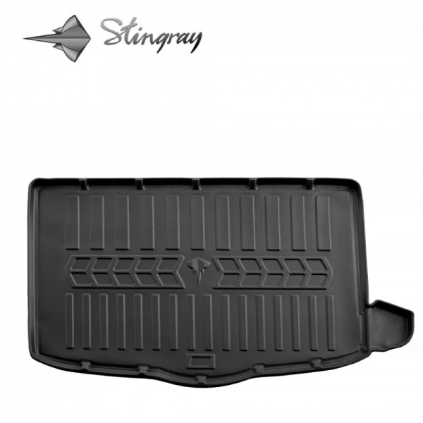 Gumijas 3D bagāžnieka paklājiņš NISSAN QASHQAI J11 2014-2021g. (lower trunk) / 6014241 / ar paaugstinātām malām